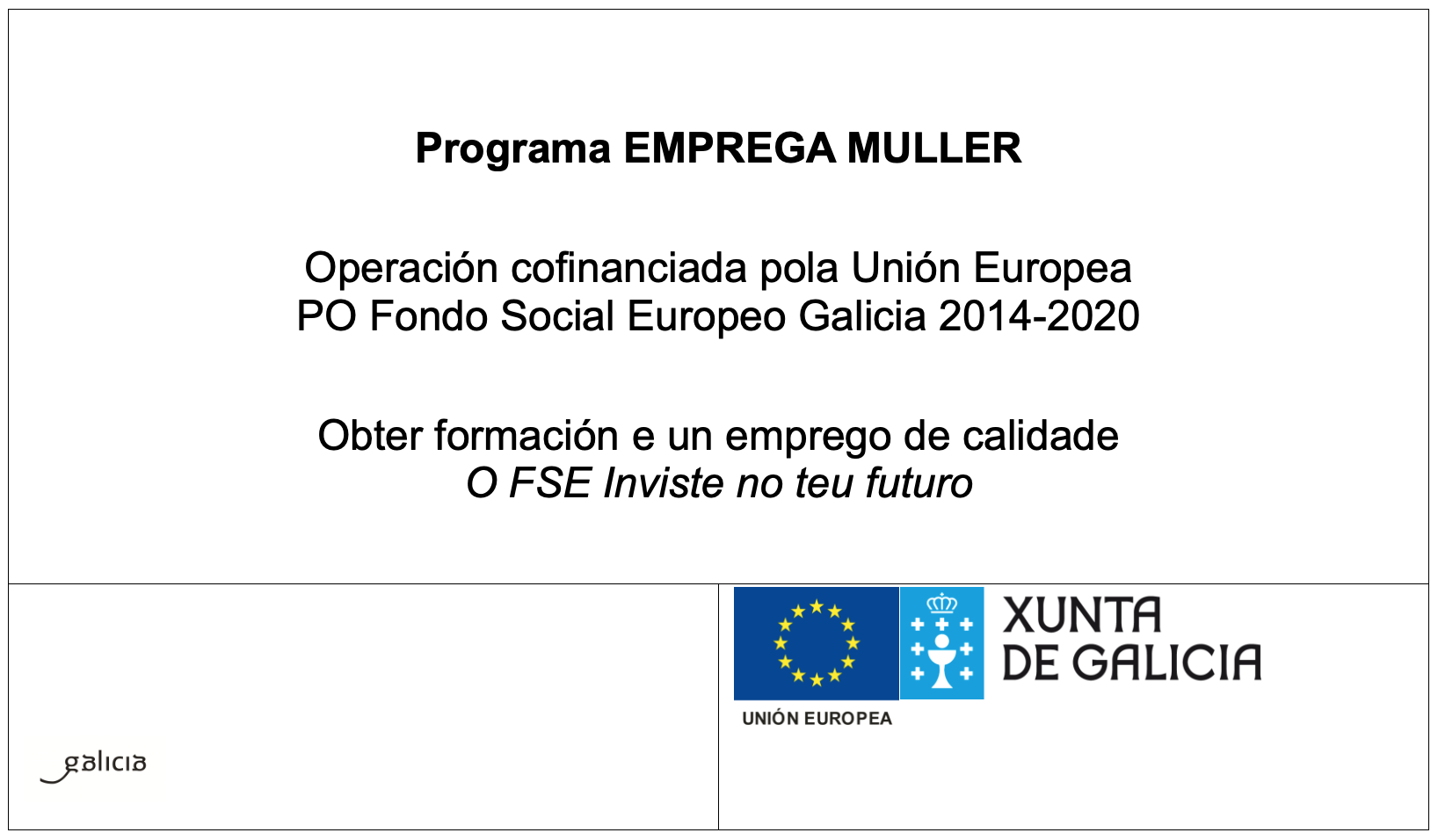 Programa Emprega Muller